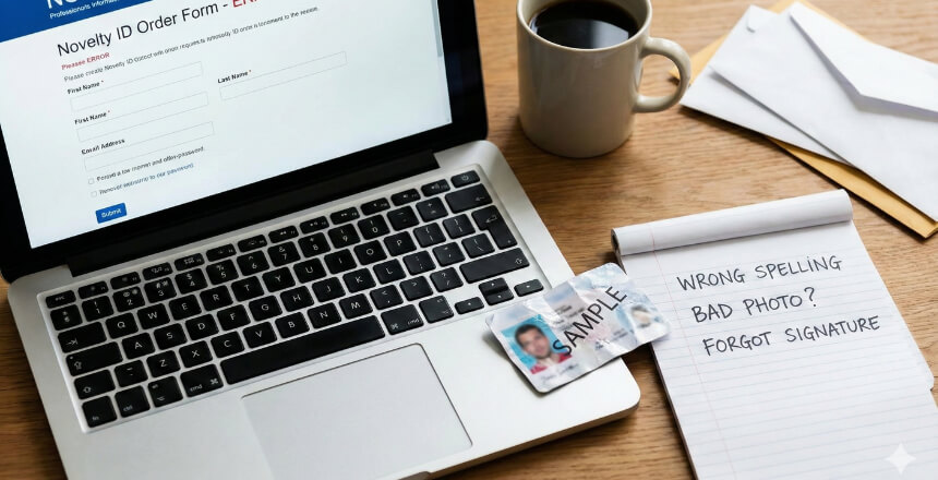 Common Mistakes People Make When Ordering Novelty IDs (And How to Avoid Them)