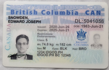 High-Quality British Columbia Canada Fake ID with Security Features