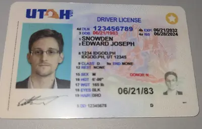 Fake Utah ID Identical DMV Polycarbonate | IDGod.ph ID God