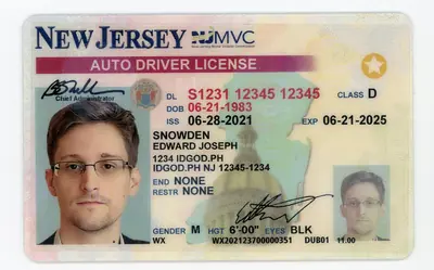 New Jersey Fake ID | Buy Scannable NJ IDs with UV Holograms ID God