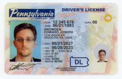 Pennsylvania Fake ID | Buy Scannable IDs with UV Holograms ID God
