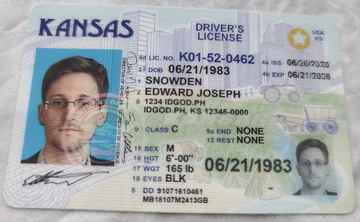 Realistic Kansas Fake Driver's License