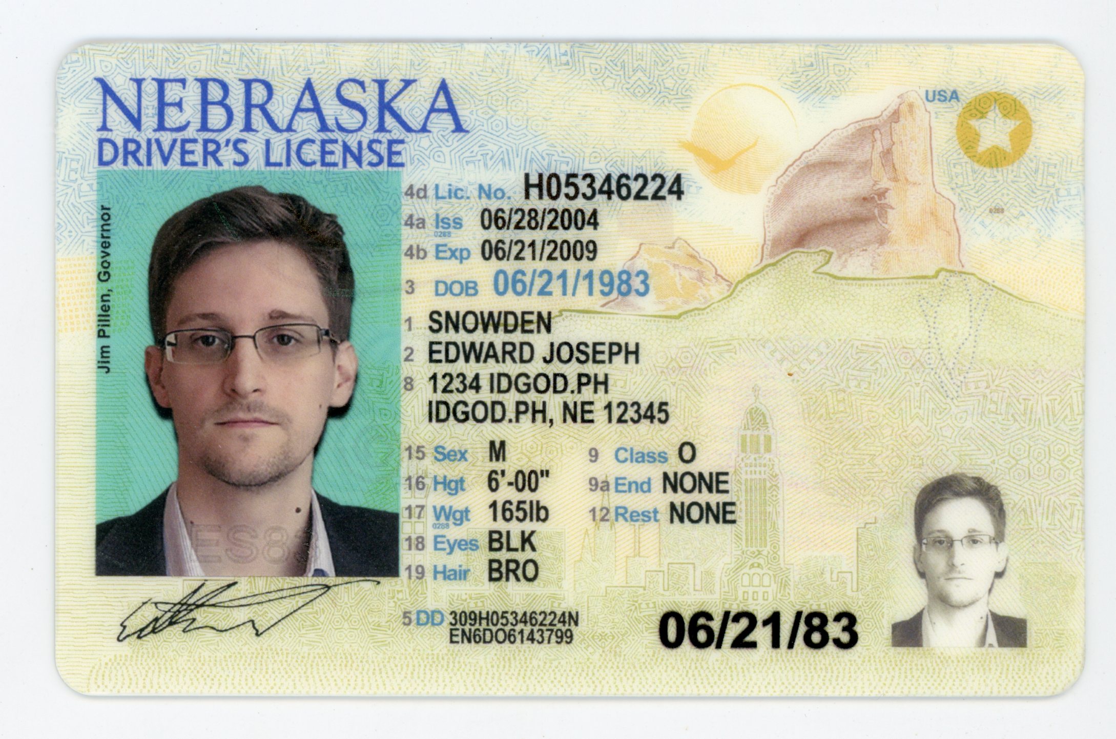 Premium Montana Fake ID with Polycarbonate Material