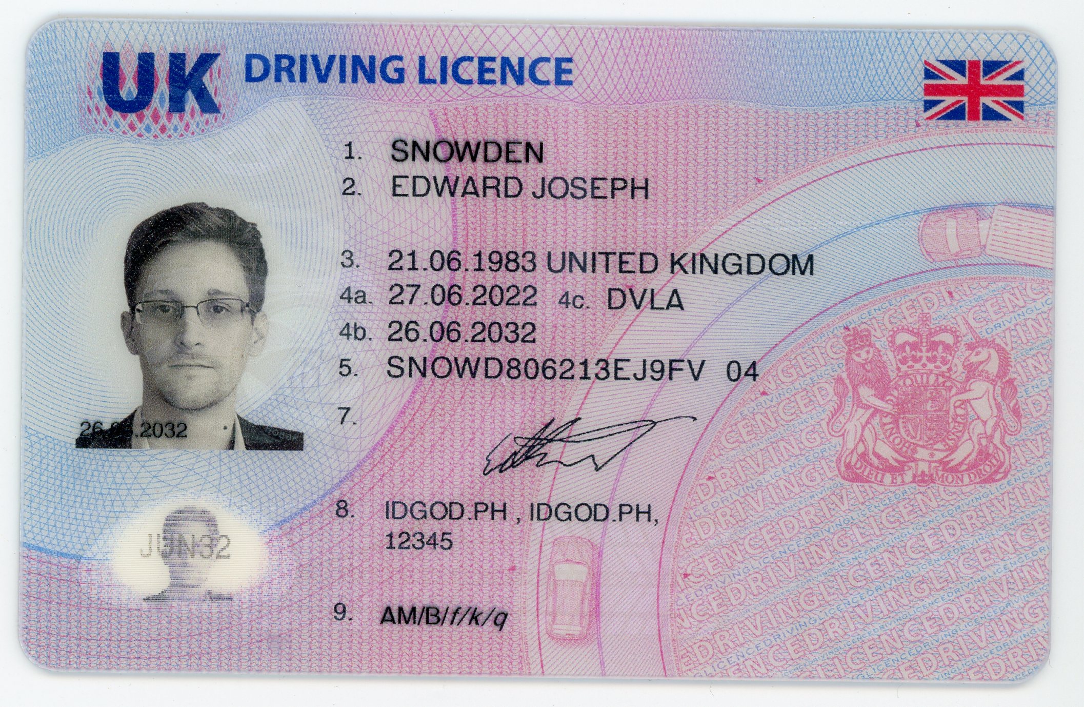 High-Quality United Kingdom Fake ID with Security Features
